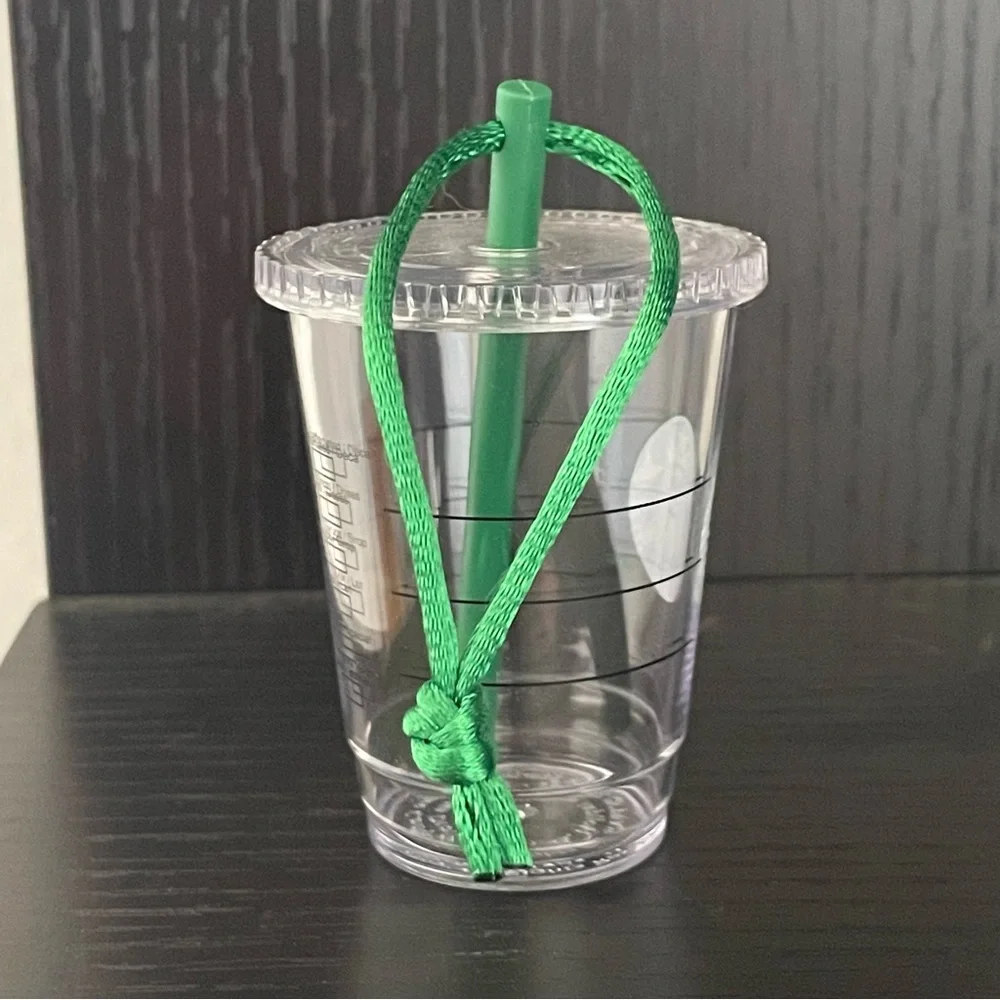 $8 SALE Starbucks Holiday 2014 Clear Cup Ornament Vintage Collectible Christmas